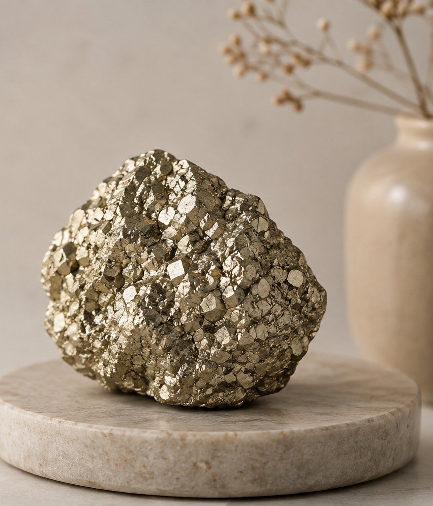 Raw Pyrite โ Stone of Abundance